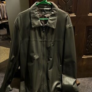 Kenneth Cole Green Lightweight Shirt Jacket